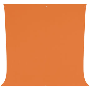 Wrinkle-Resistant Backdrop - Tiger Orange (9' x 10')