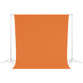 Wrinkle-Resistant Backdrop - Tiger Orange (9' x 10')