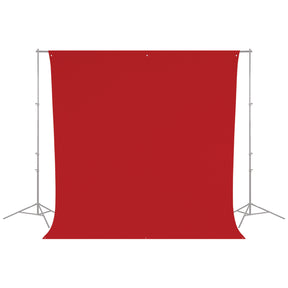 Wrinkle-Resistant Backdrop - Scarlet Red (9' x 10')