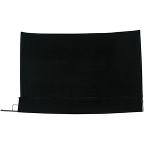 24 inch x 36 inch Black Block Fabric