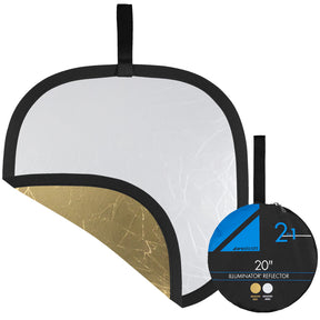 Illuminator Collapsible 2-in-1 Gold/White Bounce Reflector (22")