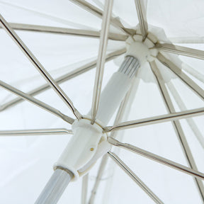 Compact Collapsible Umbrella - Optical White Satin Diffusion (43")
