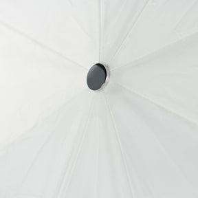 Compact Collapsible Umbrella - Optical White Satin Diffusion (43")