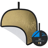 Illuminator Collapsible 2-in-1 Gold/White Bounce Reflector (32")