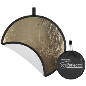 Collapsible 2-in-1 Sunlight/White Bounce Reflector (30")