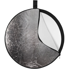 Collapsible 5-in-1 Reflector with Sunlight Surface (20")