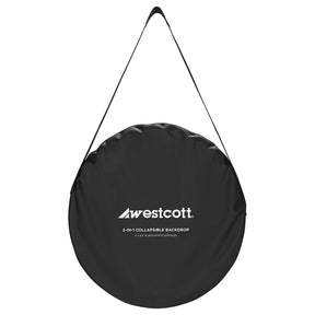 Collapsible 2-in-1 Black & White Backdrop (5' x 6.5')