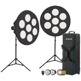 Original FJ400 Strobe 2-Light Octa-M Kit with Pro Light Mods