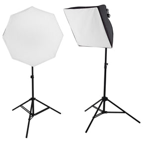 uLite LED 2-Light Collapsible Softbox Kit