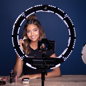 Ring Light Bi-Color LED Kit with Batteries and Stand