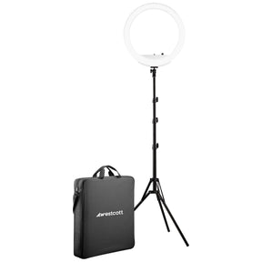 Ring Light Bi-Color LED Kit with Batteries and Stand