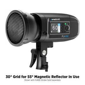 30-Degree Honeycomb Grid for 55-Degree Magnetic Reflector (FJ800, FJ400 II, FJ400)