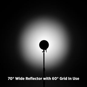 70-Degree Wide Reflector with Honeycomb Grids (FJ800, FJ400 II, FJ400, Bowens)