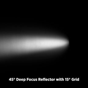 45-Degree Deep Focus Reflector with Honeycomb Grids & Diffusion (FJ800, FJ400 II, FJ400, Bowens)