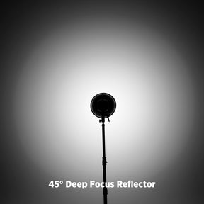 45-Degree Deep Focus Reflector with Honeycomb Grids & Diffusion (FJ800, FJ400 II, FJ400, Bowens)