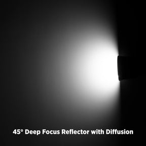 45-Degree Deep Focus Reflector with Honeycomb Grids & Diffusion (FJ800, FJ400 II, FJ400, Bowens)