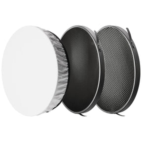 45-Degree Deep Focus Reflector with Honeycomb Grids & Diffusion (FJ400, Bowens, Godox Mounts)