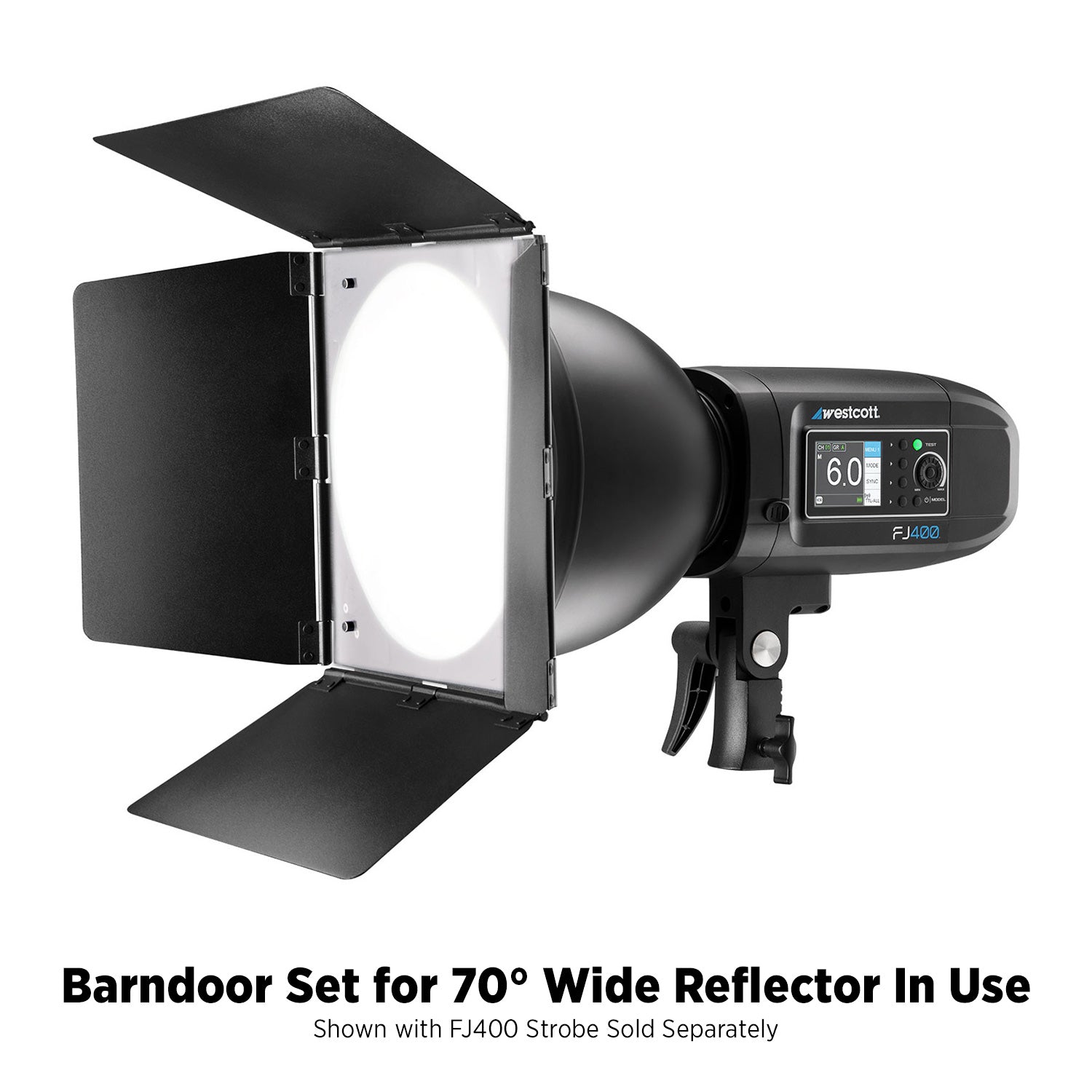 Barndoor Set for 70-Degree Wide Reflector