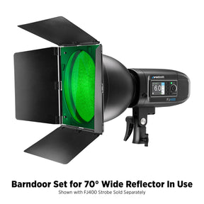 Barndoor Set for 70-Degree Wide Reflector