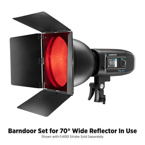 Barndoor Set for 70-Degree Wide Reflector