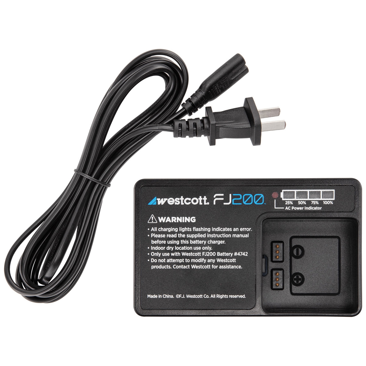 #CFG-4743 - FJ200 Battery Charger & Cord