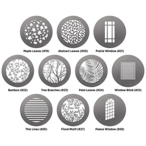 4764 - Environmental Gobo Pack for Optical Spot