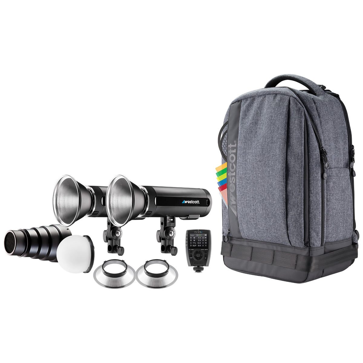 FJ200 Strobe 2-Light Backpack Kit with FJ-X3 M Universal Wireless Trigger