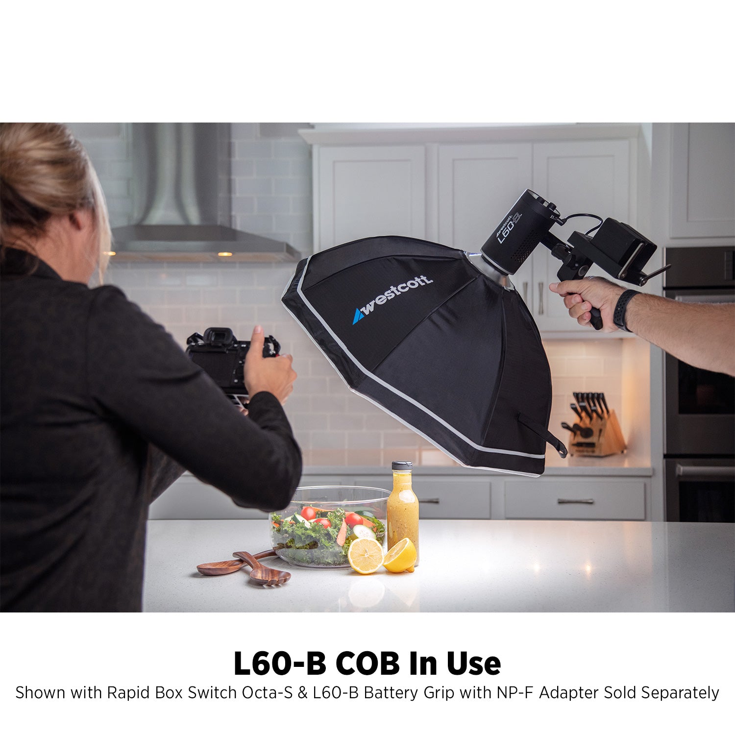 L60-B Bi-Color COB LED 1-Light Backpack Kit