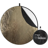 Collapsible 5-in-1 Reflector with Sunlight Surface (50")