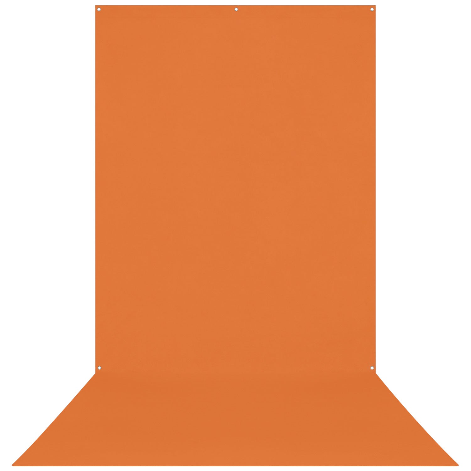 X-Drop Wrinkle-Resistant Backdrop - Tiger Orange (5' x 12')