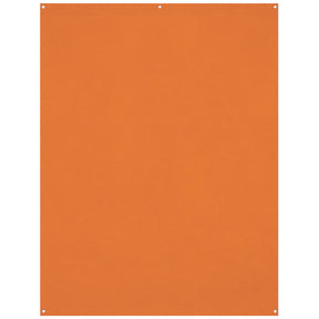 X-Drop Wrinkle-Resistant Backdrop - Tiger Orange (5' x 7')