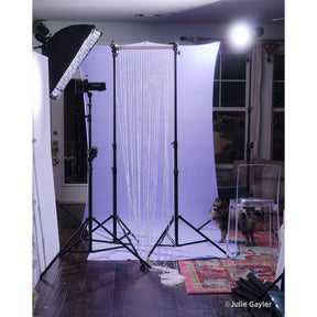 X-Drop Wrinkle-Resistant Backdrop - Periwinkle Purple (5' x 12')