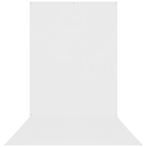 X-Drop Wrinkle-Resistant Sweep Backdrop - High-Key White (5' x 12')