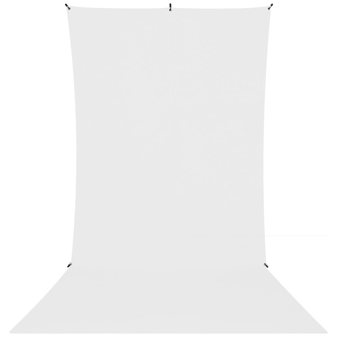 X-Drop Wrinkle-Resistant Sweep Backdrop Kit - High-Key White (5' x 12'