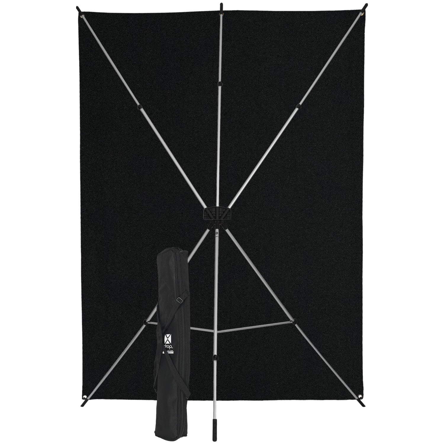 uLite 2-Light Umbrella Kit with X-Drop Backdrop & Stands