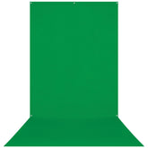 X-Drop Wrinkle-Resistant Sweep Backdrop - Chroma-Key Green Screen (5' x 12')