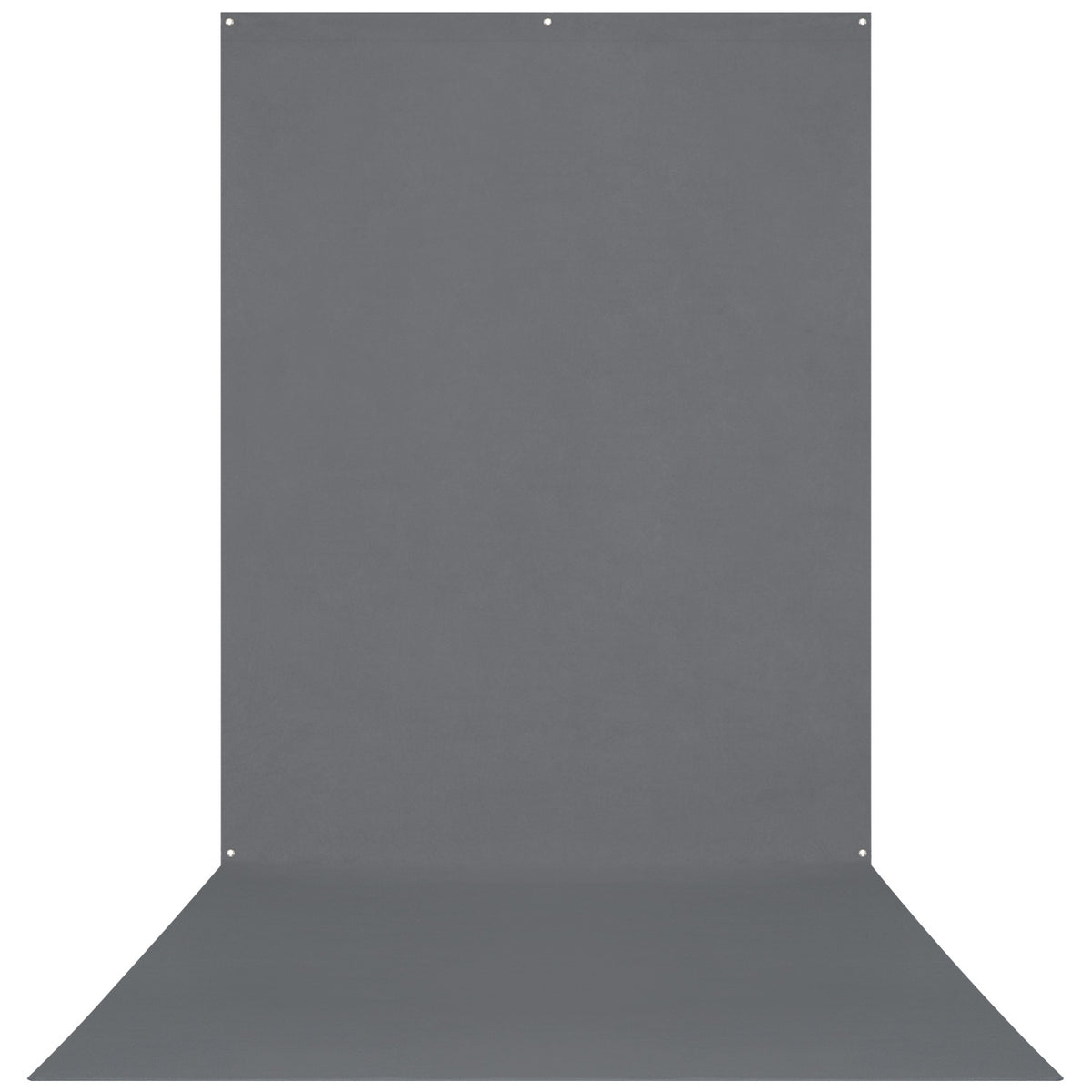 X-Drop Wrinkle-Resistant Sweep Backdrop - Neutral Gray (5' x 12')