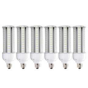 Daylight LED Corn Bulbs (23-watt, 6-pack)