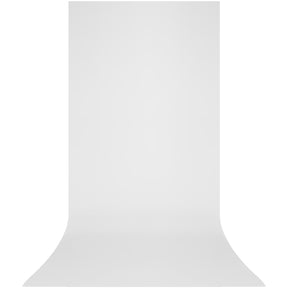 X-Drop Sweep Backdrop - White Matte Vinyl (5' x 12')