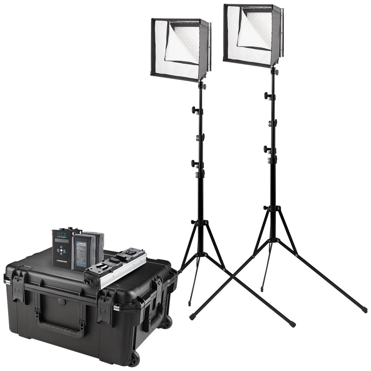 Flex Cine Bi-Color LED 2-Light Travel Kit