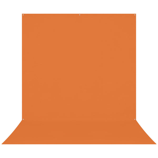 バカラ　亀　オレンジ色 X-Drop Pro Wrinkle-Resistant Backdrop - Tiger Orange (8' x 13')