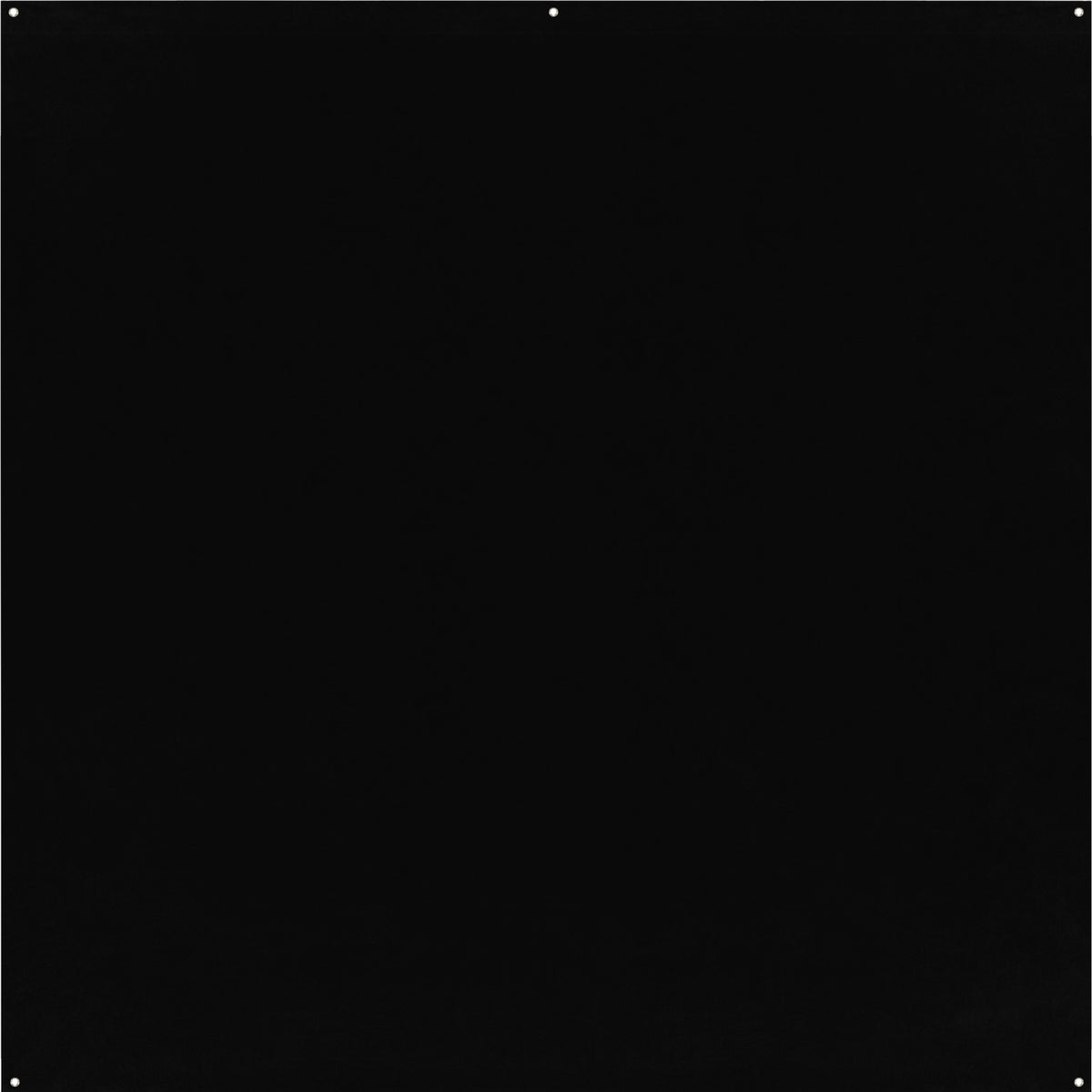 X-Drop Pro Wrinkle-Resistant Backdrop - Rich Black (8' x 8')