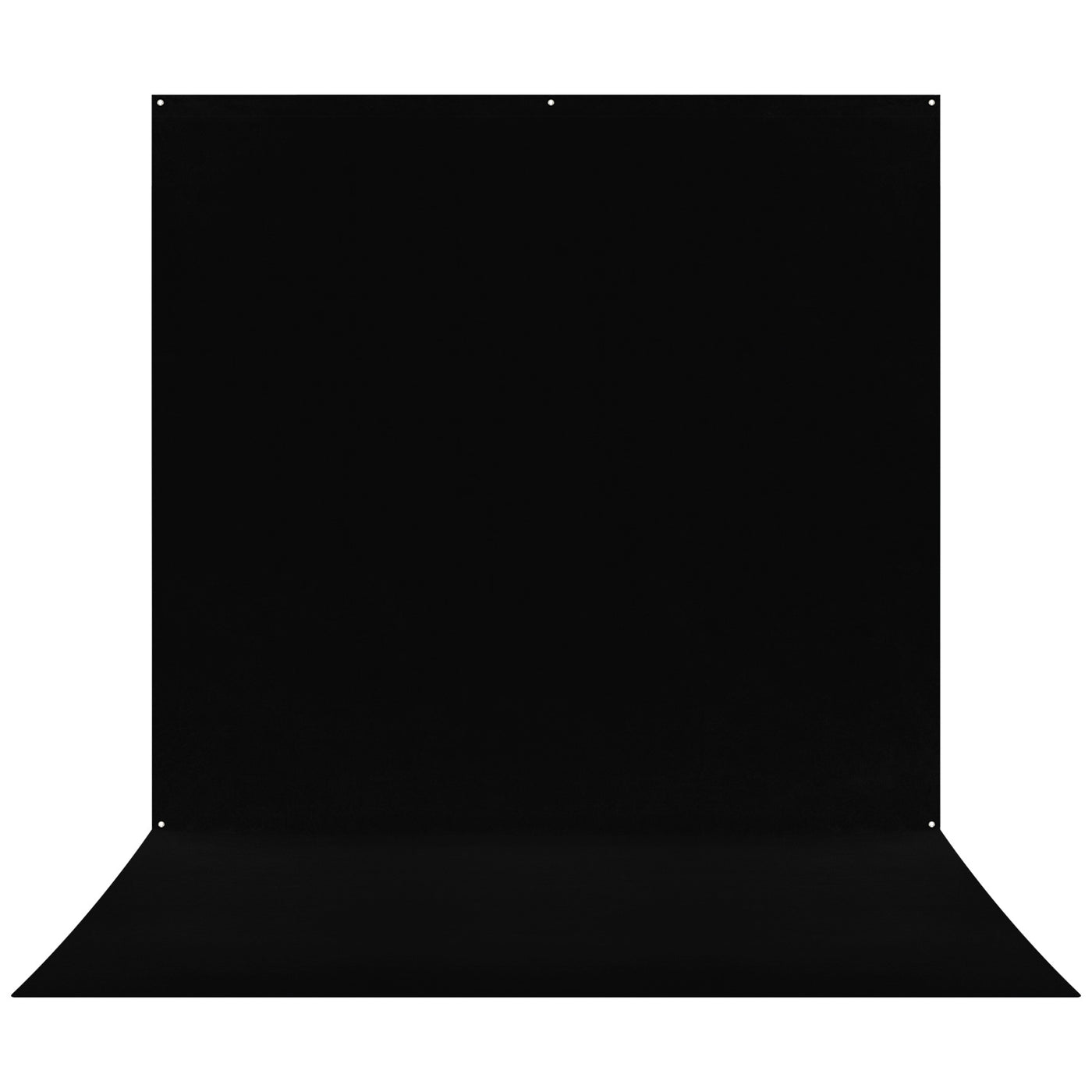 X-Drop Pro Wrinkle-Resistant Sweep Backdrop - Rich Black (8' x 13')