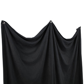 X-Drop Pro Wrinkle-Resistant Sweep Backdrop Kit - Rich Black (8' x 13')