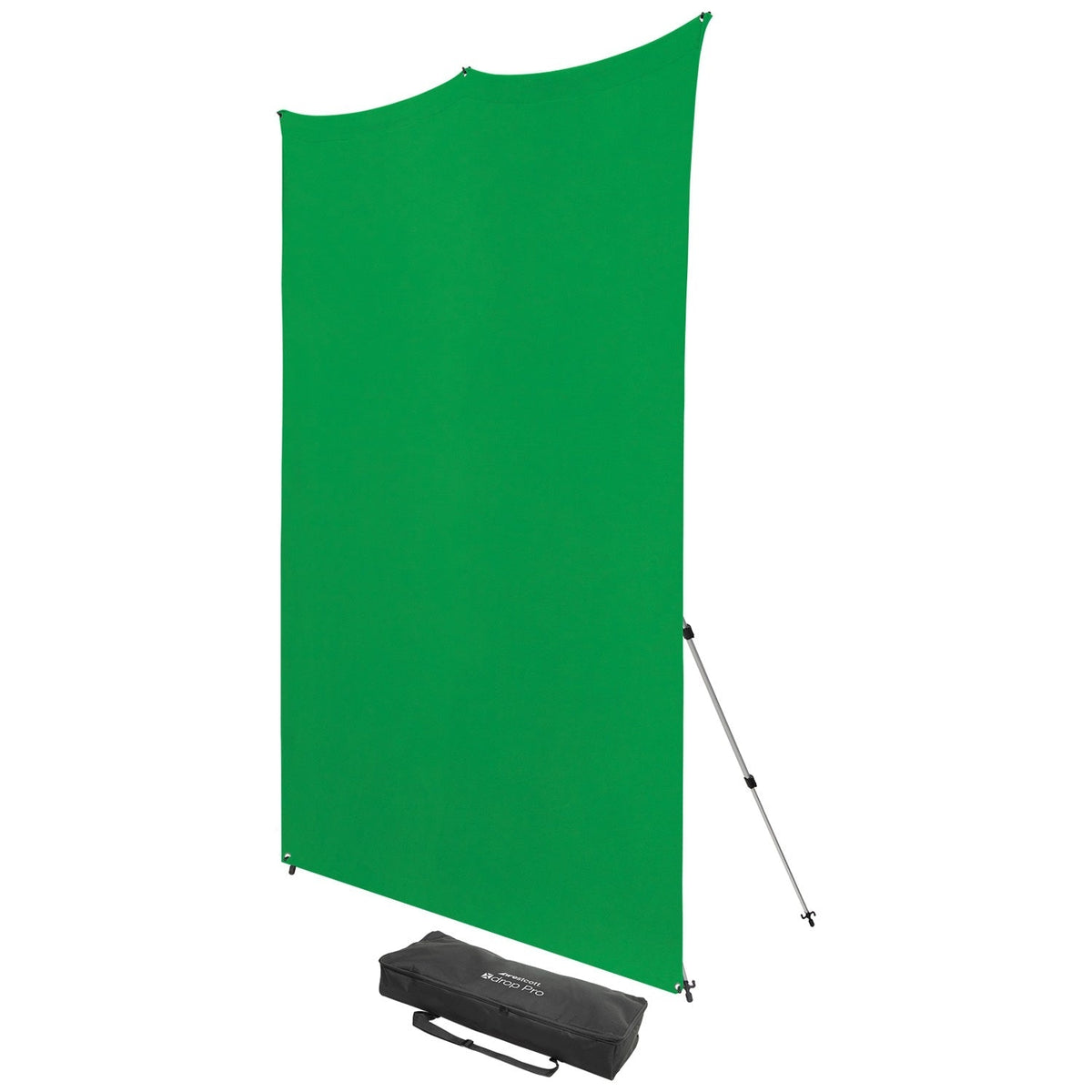 X-Drop Pro Wrinkle-Resistant Backdrop Kit - Chroma-Key Green Screen (8
