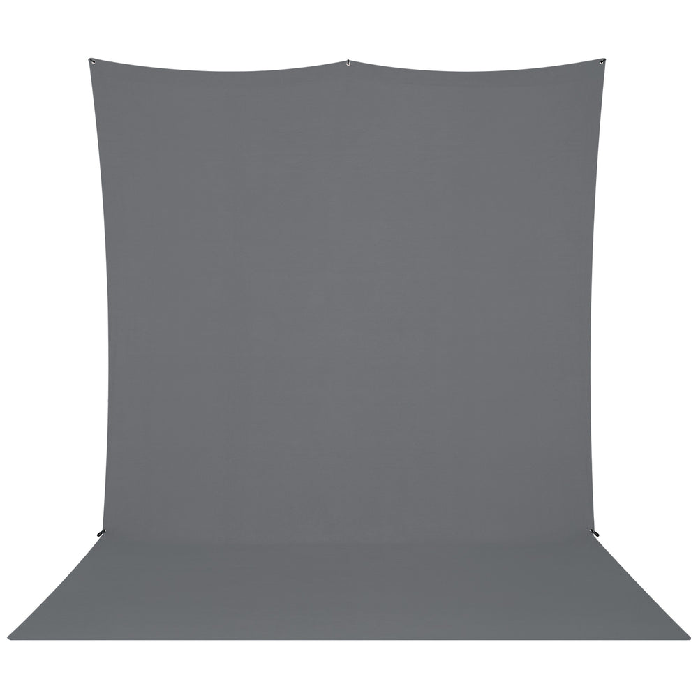 X-Drop Pro Wrinkle-Resistant Sweep Backdrop Kit - Neutral Gray (8' x 1