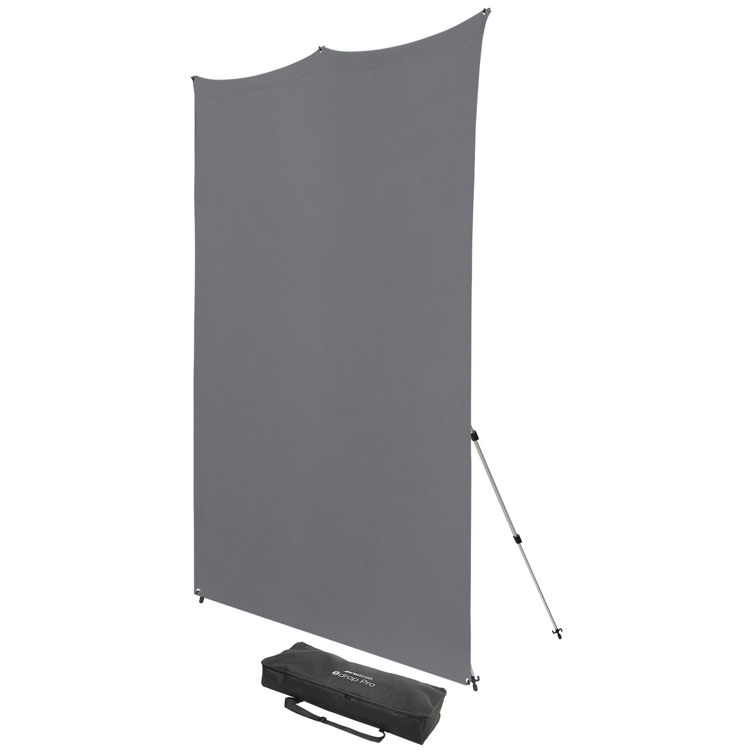 Xdrop Pro X-Drop Pro Wrinkle-Resistant Backdrop Kit - Neutral Gray (8' x 8')