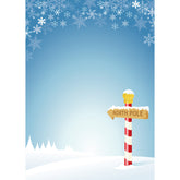 D0127-63X87-VY-MC1 - North Pole Matte Vinyl Backdrop (5' x 7') - Multi-Color - North Pole Matte Vinyl Backdrop (5' x 7') - Multi-Color - D0127-63X87-VY-MC1 - North Pole Matte Vinyl Backdrop (5' x 7') - Multi-Color