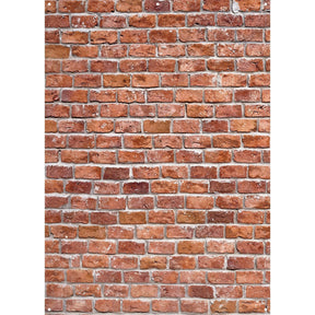 D0142 - X-Drop Backdrop - Classic Brick Wall (5' x 7')