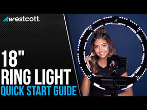 Ring Light Bi-Color LED Kit with Batteries and Stand